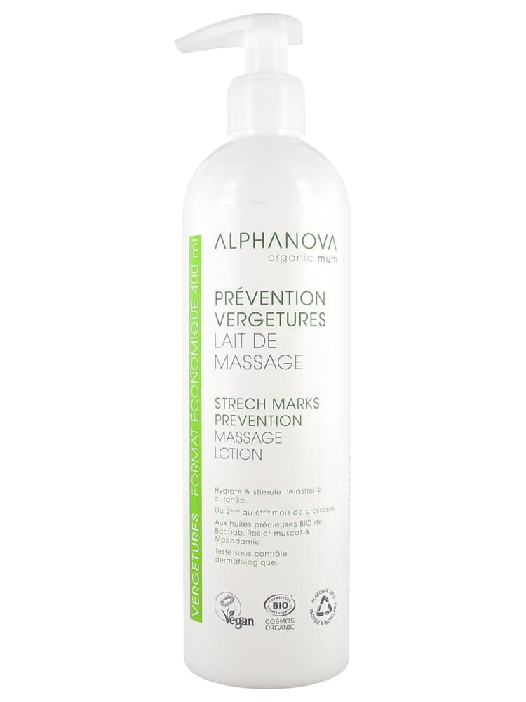 Alphanova Santé Lait de Massage Prévention Vergetures ®