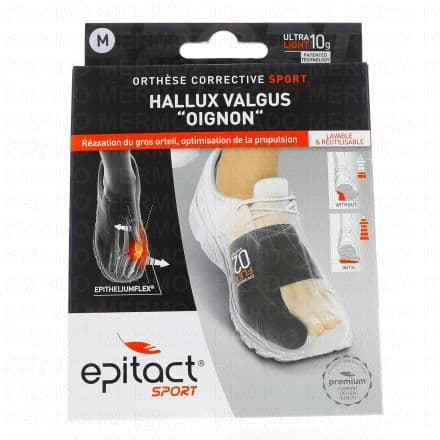 EPITACT SPORT Orthèse corrective hallux valgus, oignons taille m